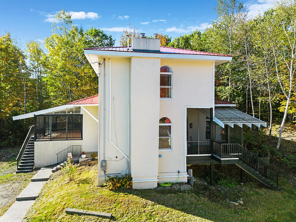 105 South Pond Road Winslow, ME 04901 - Photo 9 of 37 Side view with covered front porch