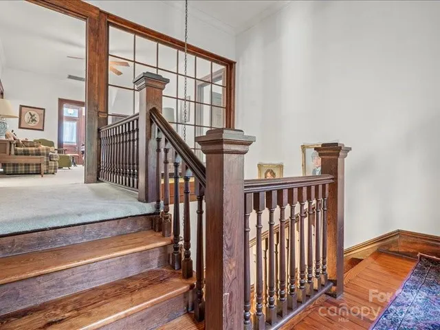 a bed room with a bed and a fireplace