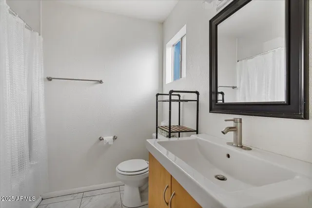a bathroom with a sink and a toilet