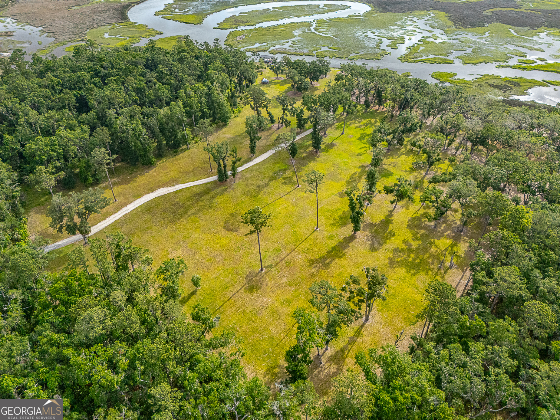 24 Carriage Drive St. Simons Island, GA 31522 - Photo 10 of 67 a view of a yard with an outdoor space