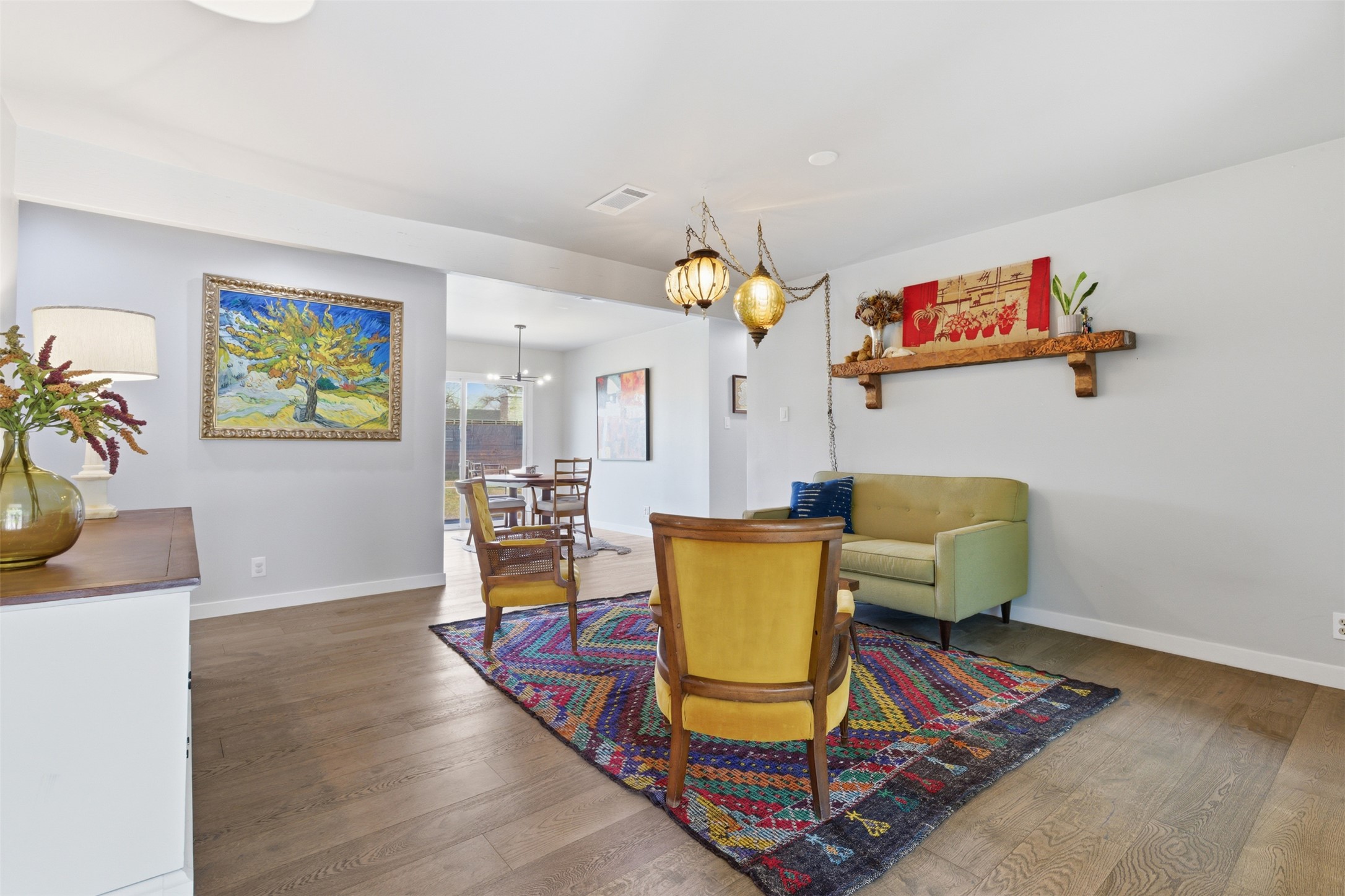 3208 Yellowpine Terrace Austin, TX 78757 - Photo 13 of 35 a living room with furniture and a table