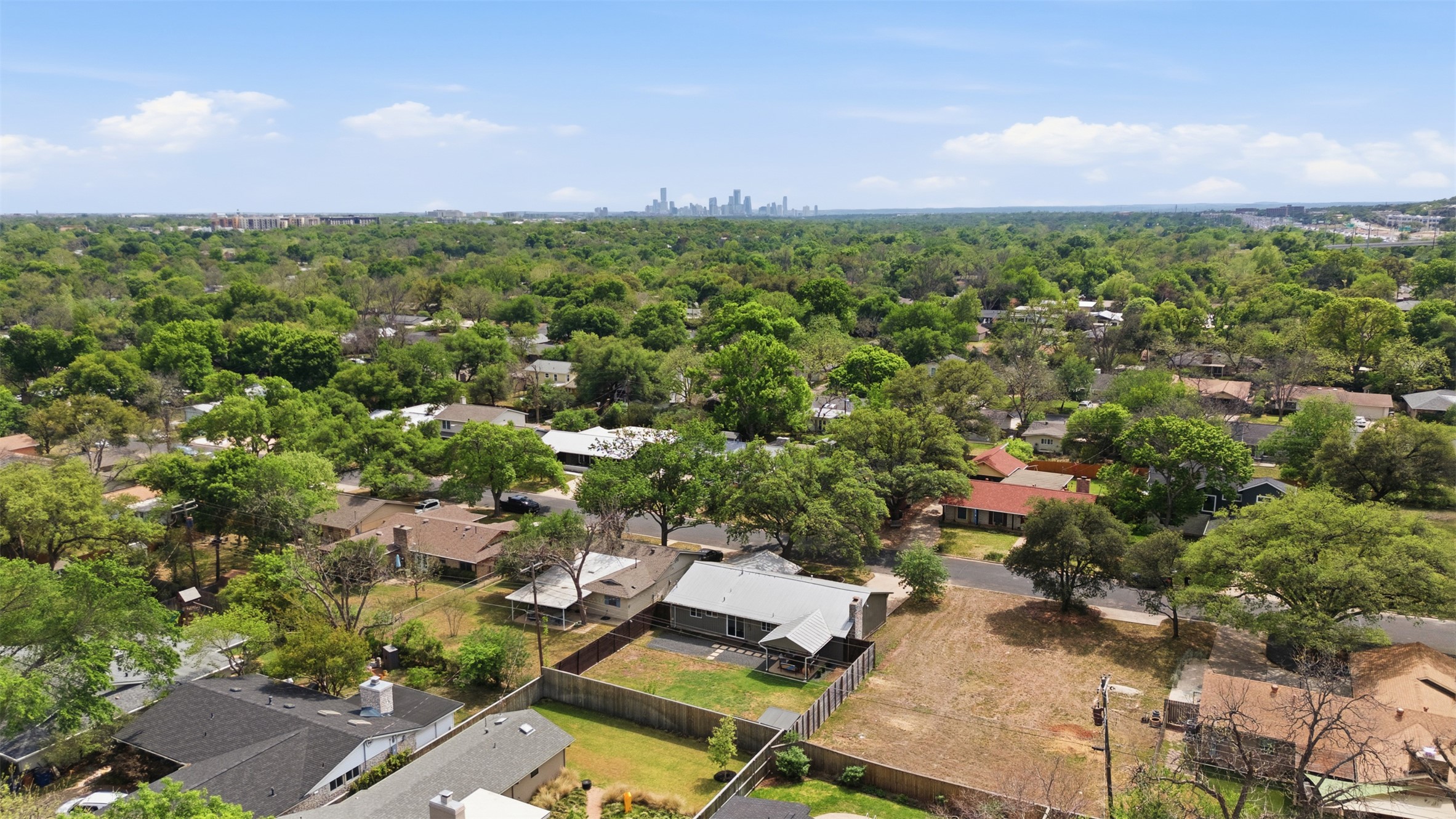 3208 Yellowpine Terrace Austin, TX 78757 - Photo 33 of 35 an aerial view of a residential houses with city view