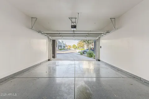 a outdoor space with lots of tables and chairs