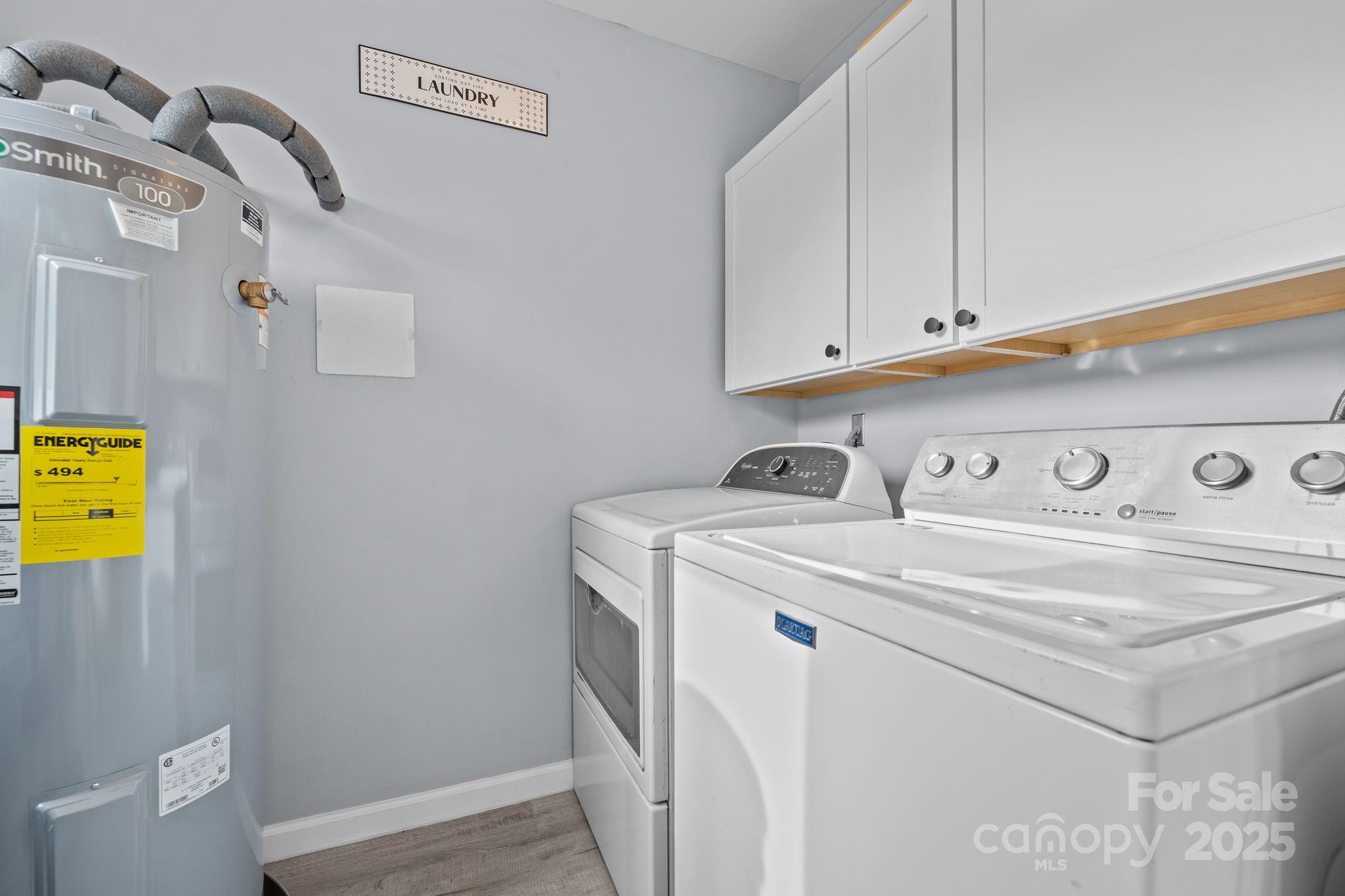 2337 Belmont Road Linwood, NC 27299 - Photo 19 of 46 a utility room with dryer and washer
