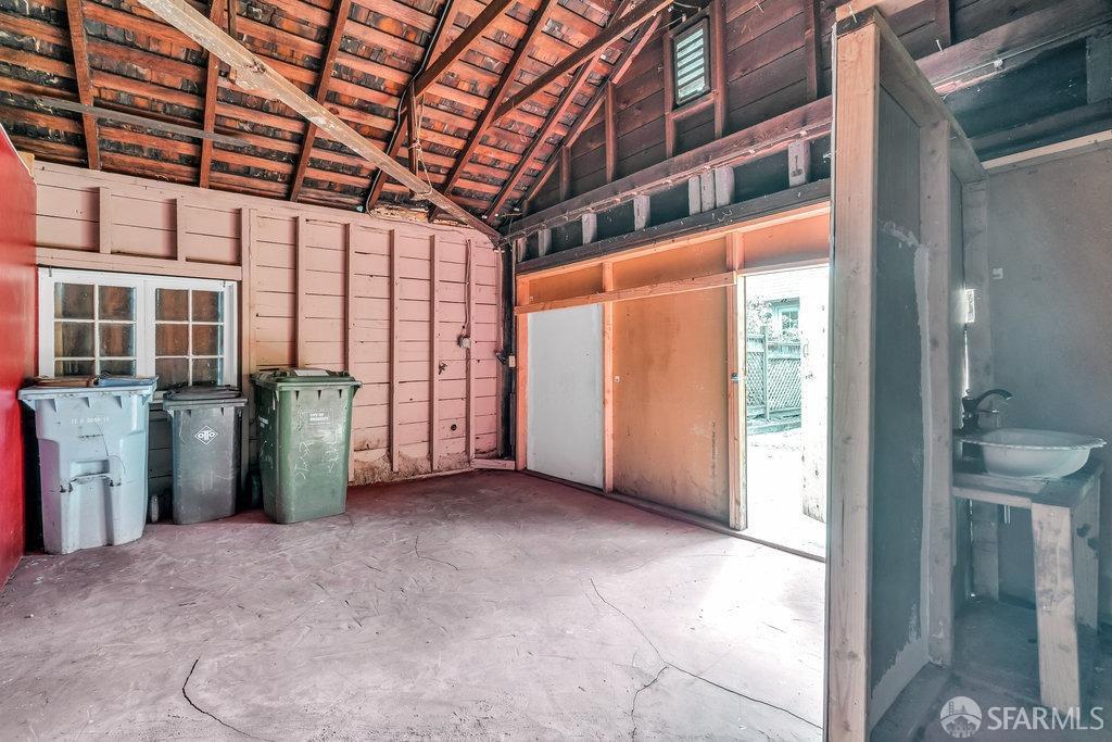 2815 Ashby Avenue Berkeley, CA 94705 - Photo 47 of 57 a view of a porch with a refrigerator