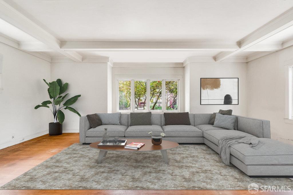 2815 Ashby Avenue Berkeley, CA 94705 - Photo 8 of 57 a living room with furniture and a potted plant