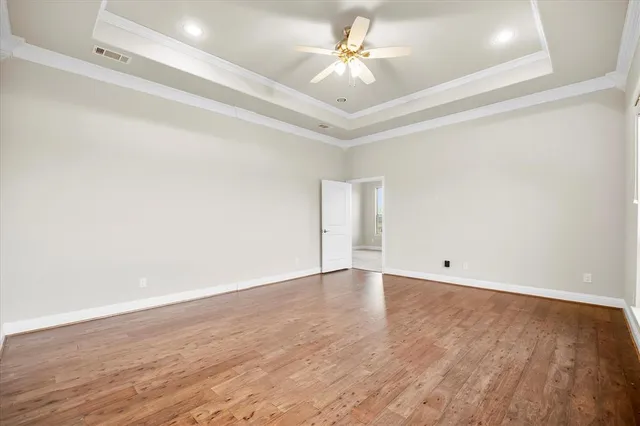 wooden floor in an empty room
