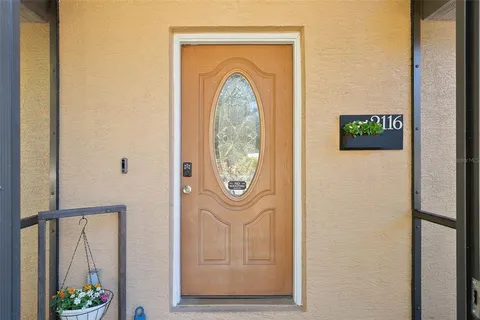 a view of front door door