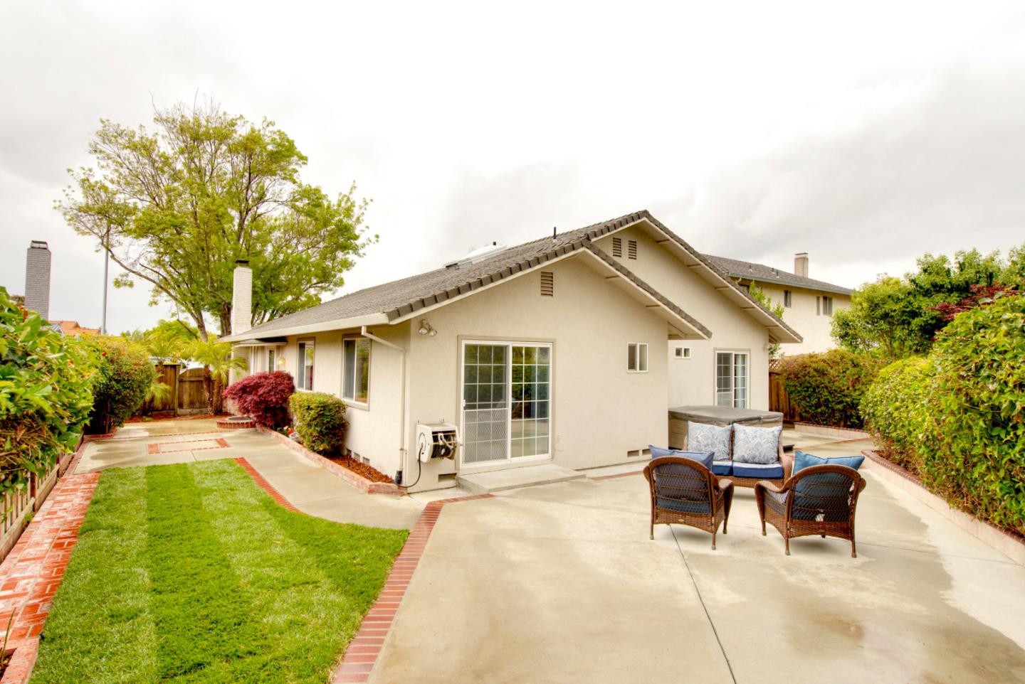 1396 Fallen Leaf Drive Milpitas, CA 95035 - Photo 35 of 43 a view of a house with yard and sitting area
