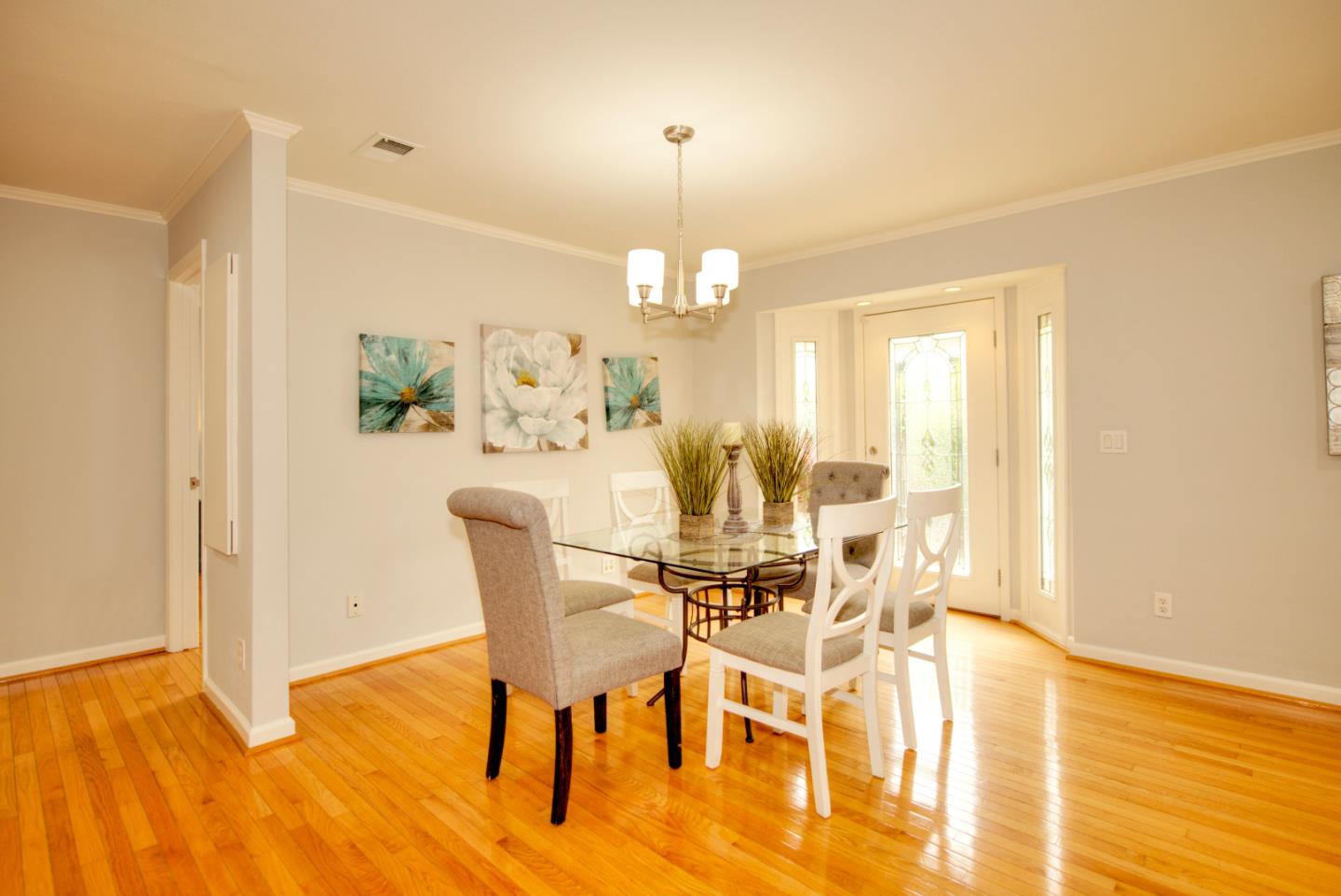 1396 Fallen Leaf Drive Milpitas, CA 95035 - Photo 7 of 43 a view of a dining room with furniture and wooden floor
