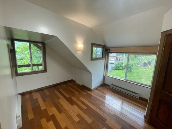 a view of backyard and entertaining space