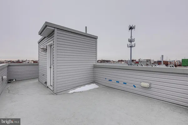 a view of a closet area