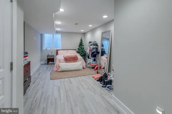 a very nice looking room with a large bed and a couch