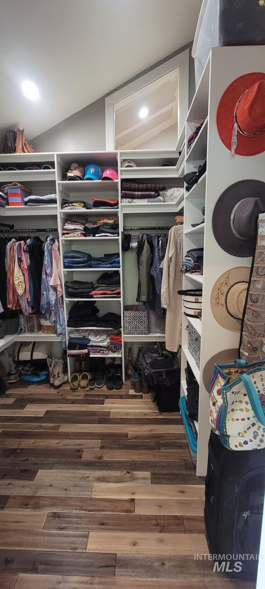 1006 Borah Avenue Riggins, ID 83549 - Photo 21 of 24 Walk in closet with dark wood finished floors