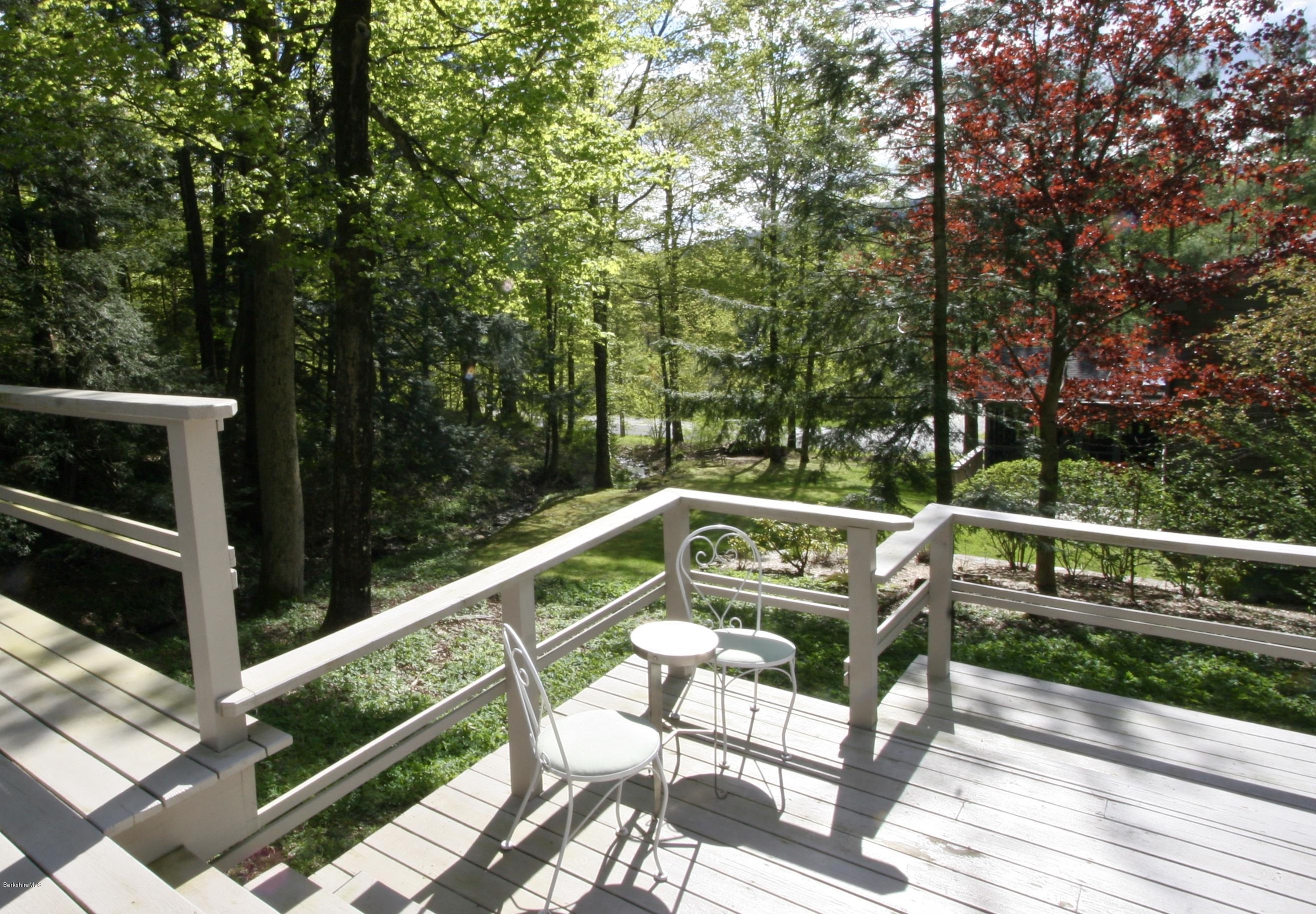 22 Mahkeenac Road Stockbridge, MA 01262 - Photo 19 of 24 a view of a two chairs in the balcony