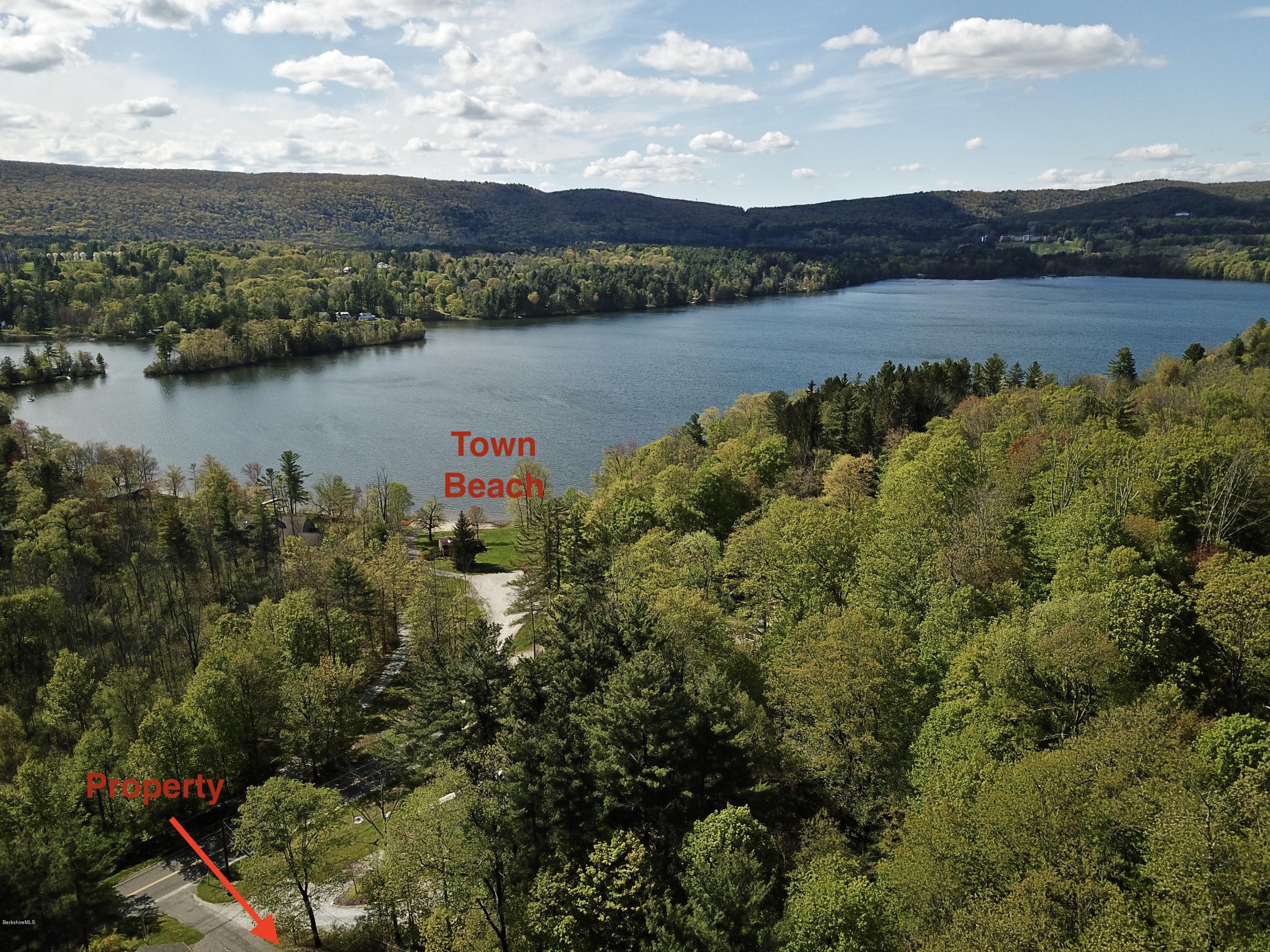 22 Mahkeenac Road Stockbridge, MA 01262 - Photo 4 of 24 an aerial view of mountain with lake view