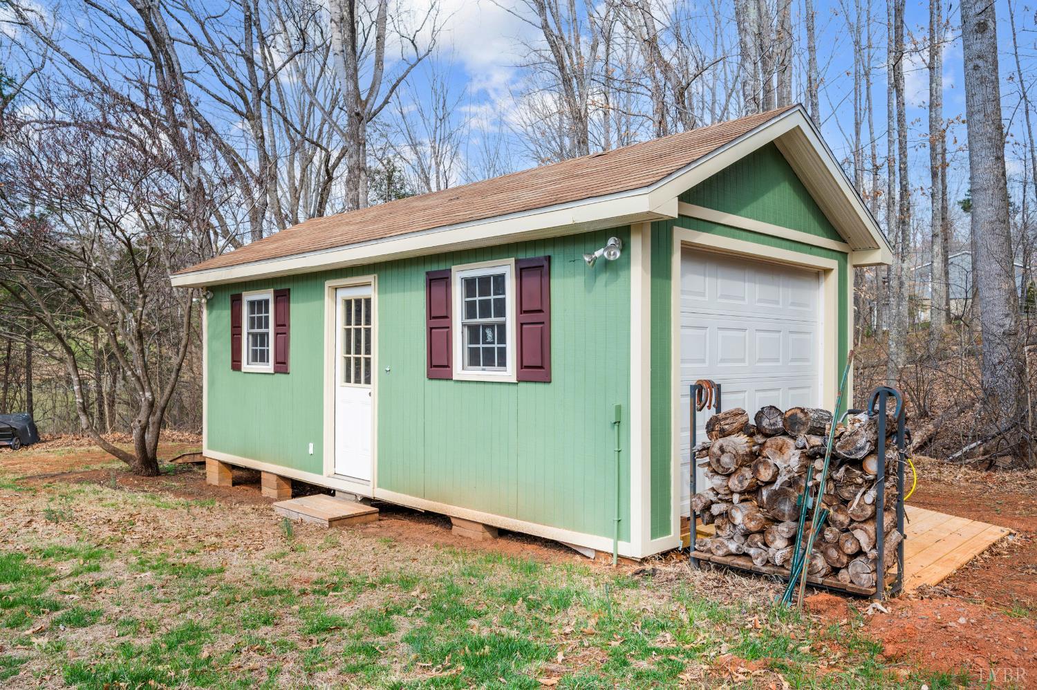 378 Tusculum Lane East Amherst, VA 24521 - Photo 83 of 99 a view of a house with a yard and seating space