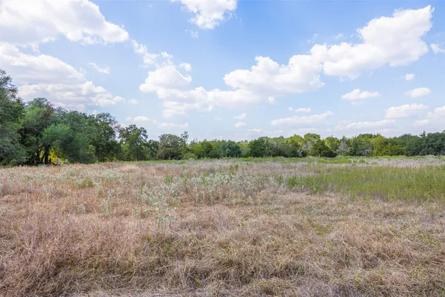 a view of lake with green space