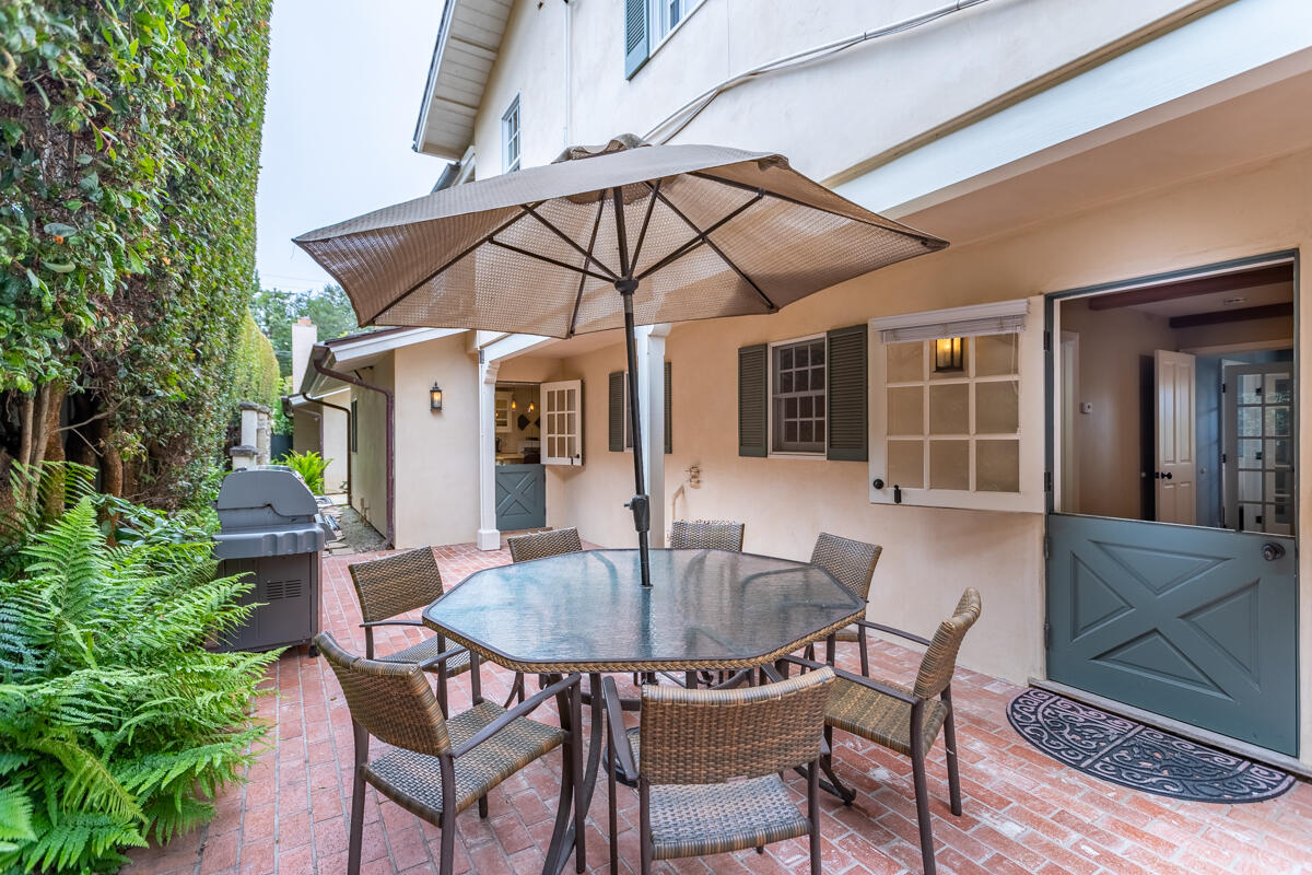 940 Channel Drive Santa Barbara, CA 93108 - Photo 22 of 65 Covered Bedroom Porch - 940 Channel Dr