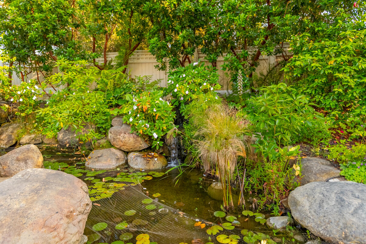 940 Channel Drive Santa Barbara, CA 93108 - Photo 42 of 65 Waterfall and Pond - 940 Channel Dr SB