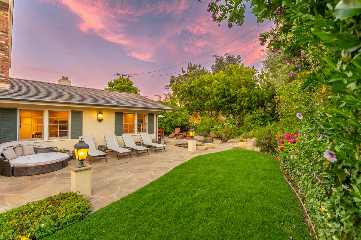 940 Channel Drive Santa Barbara, CA 93108 - Photo 48 of 65 Twilight Yard - 940 Channel Dr SB CA