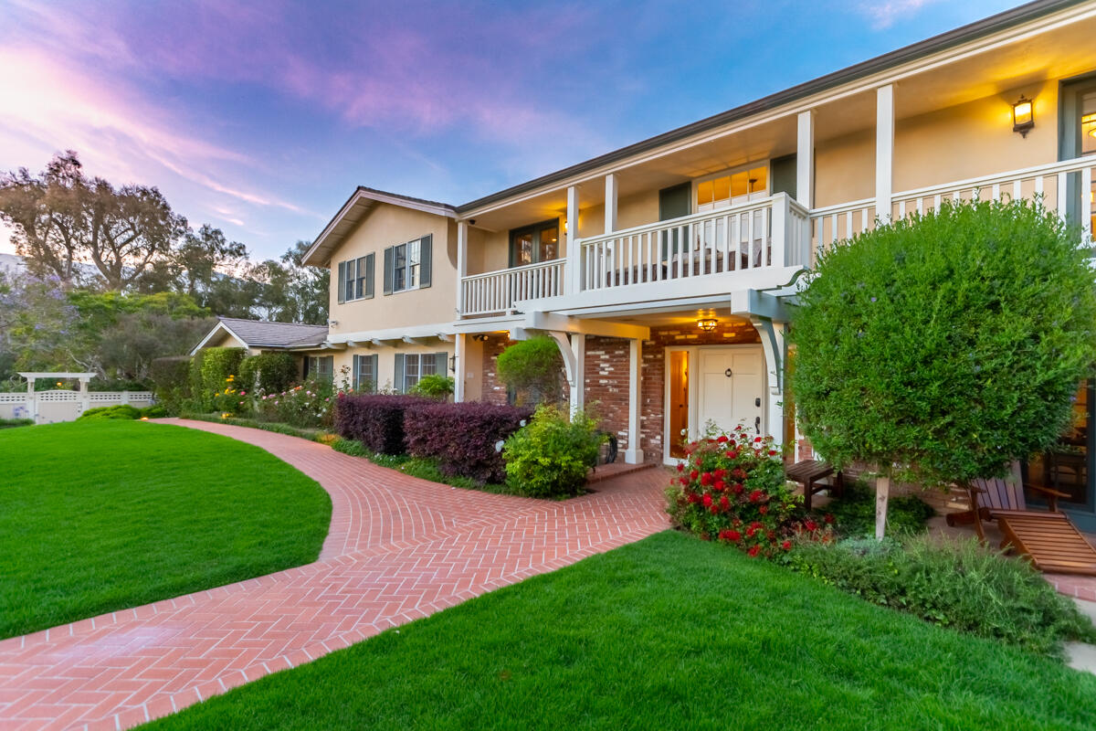 940 Channel Drive Santa Barbara, CA 93108 - Photo 10 of 65 Twilight Frontwalk - 940 Channel Dr