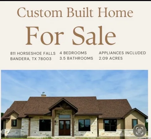$775,000 | 811 Horseshoe Falls, Bandera, TX 78003