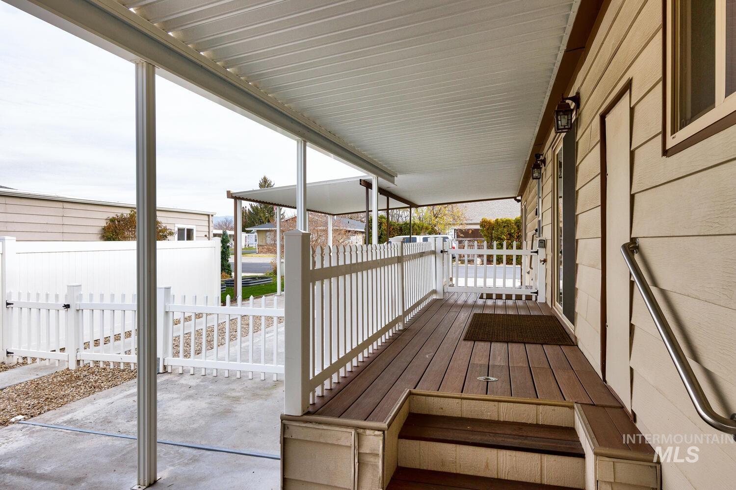 9390 West Ustick Road, Unit 64 Boise, ID 83704 - Photo 34 of 36 View of wooden porch
