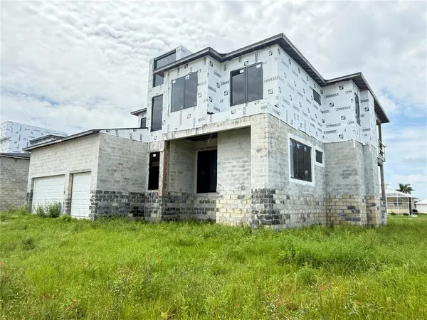 a front view of house with brick walls