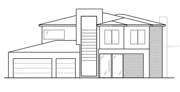 a black and white photo of a house