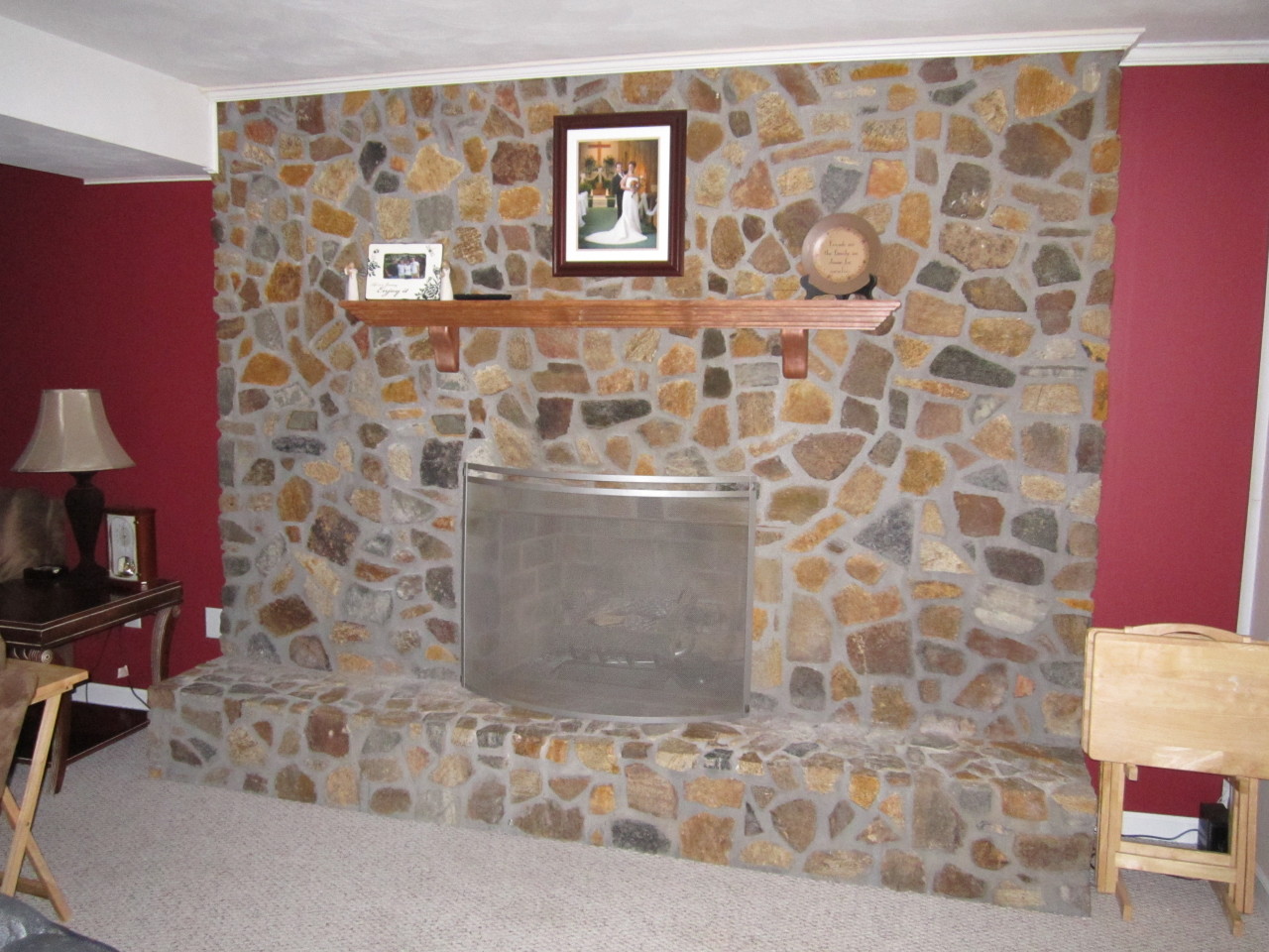 1138 Mountain Pass Road Blue Ridge, VA 24064 - Photo 27 of 46 family room fireplace