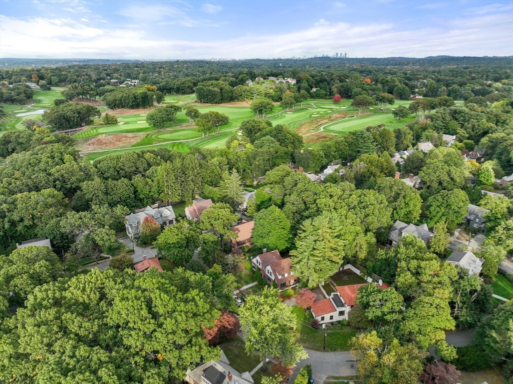 26 Larch Road Newton, MA 02468 - Photo 33 of 34 a view of a city with lush green forest