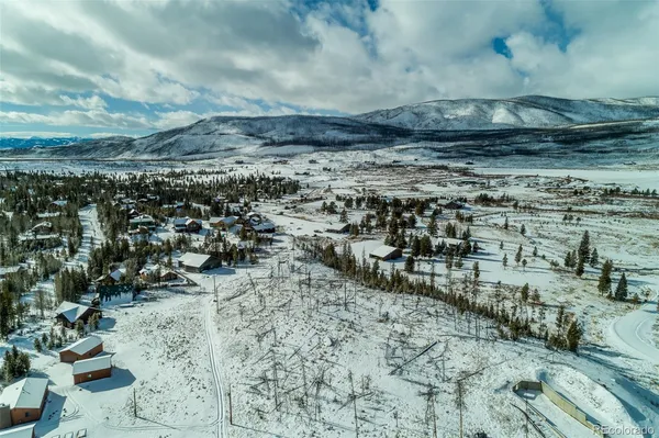 a view of a covered with snow