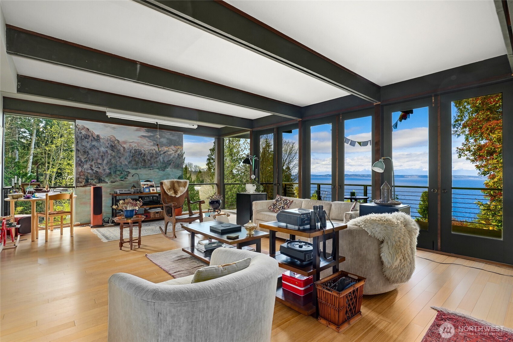 16202 72nd Avenue West Edmonds, WA 98026 - Photo 4 of 23 a living room with furniture and floor to ceiling windows