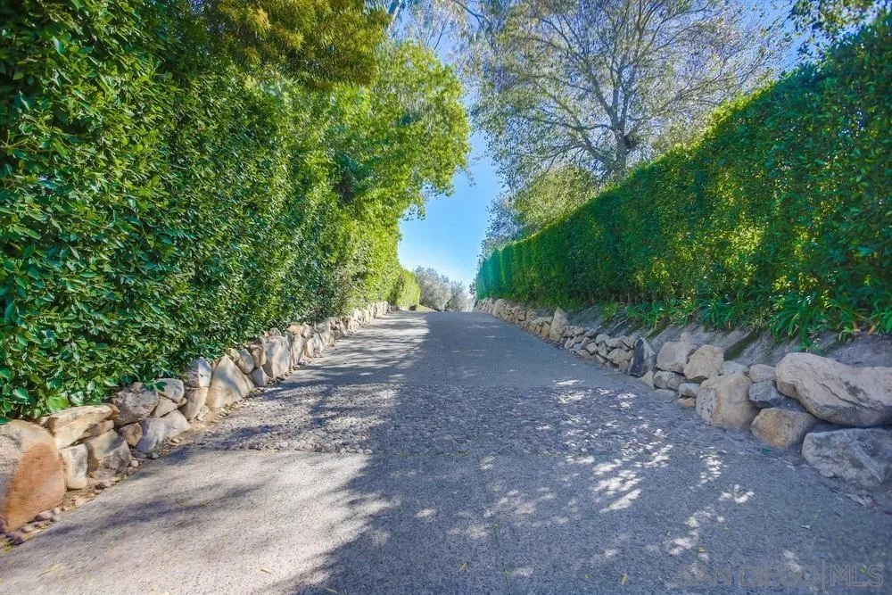 5653 Linea Del Cielo Rancho Santa Fe, CA 92067 - Photo 3 of 46 a view of a dirt road with trees in the background