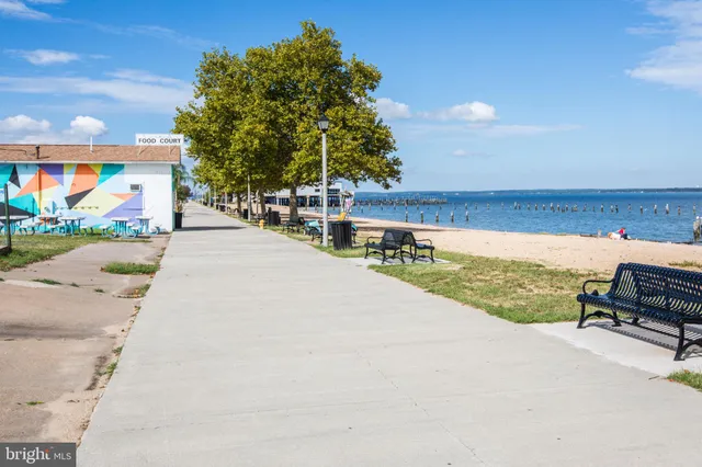 a view of an ocean beach and beach