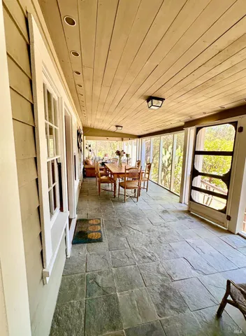 a view of front door with outdoor space