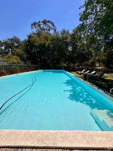 a view of a lake with houses