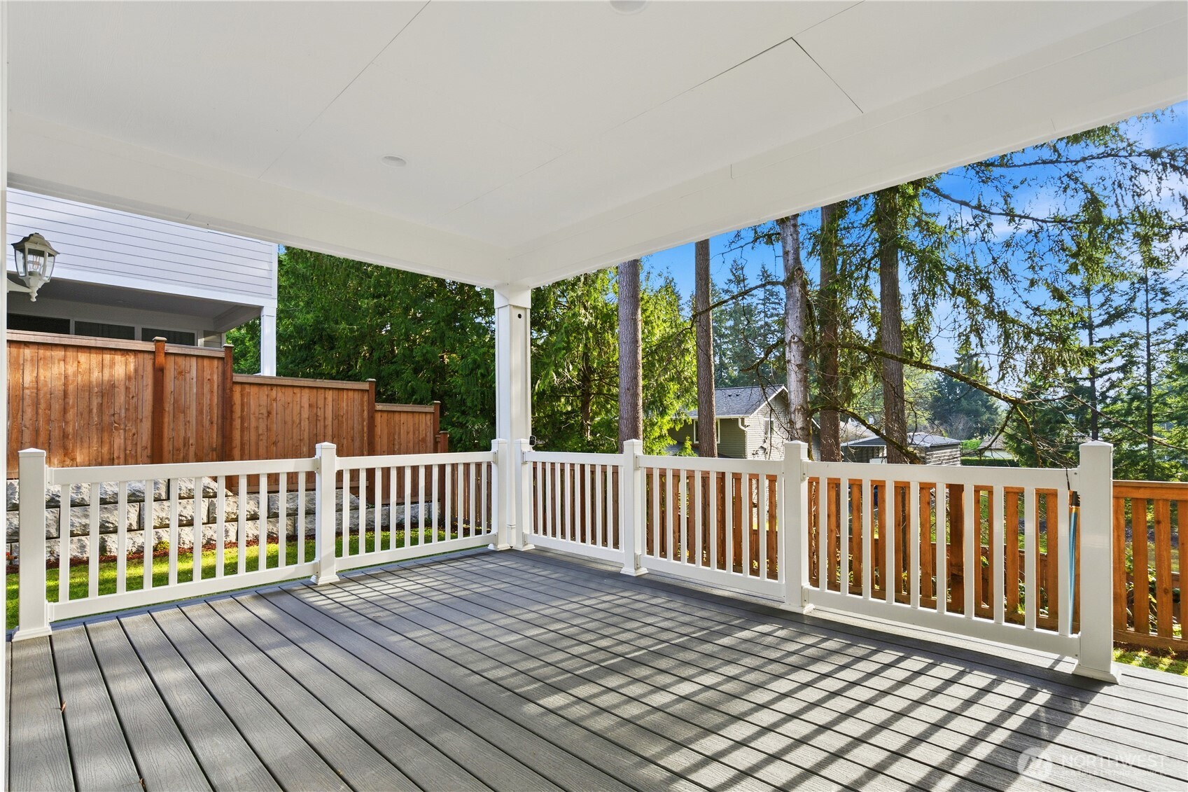6563 Southeast 8th Street Renton, WA 98059 - Photo 39 of 40 a view of a wooden fence