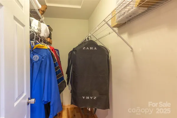 a view of walk in closet