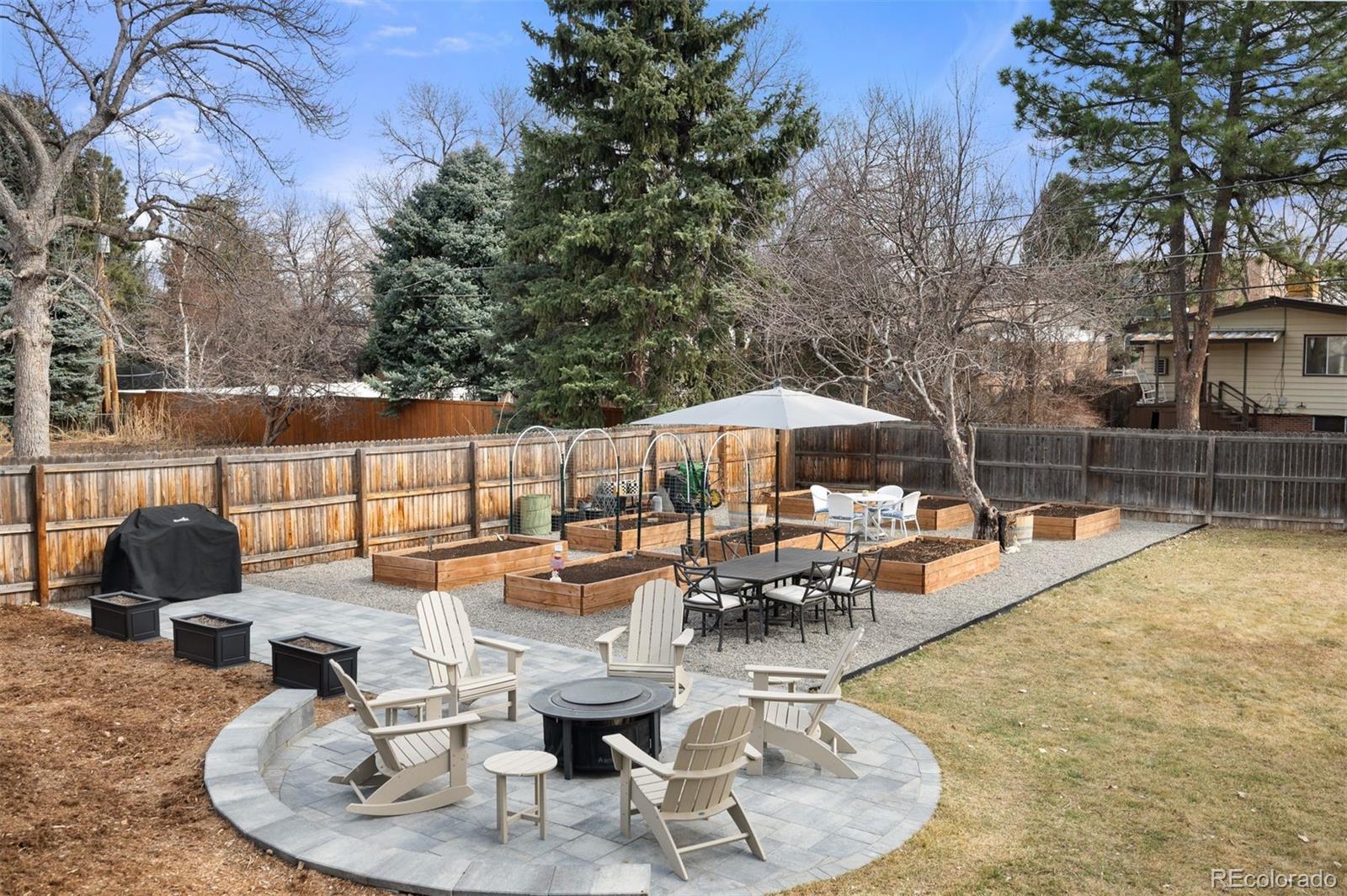 4 Skyline Drive Wheat Ridge, CO 80215 - Photo 32 of 41 an outdoor sitting area with furniture