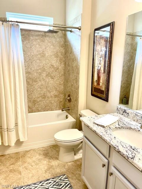 14726 Nautilus Place Naples, FL 34114 - Photo 3 of 21 a bathroom with a granite countertop sink toilet and shower