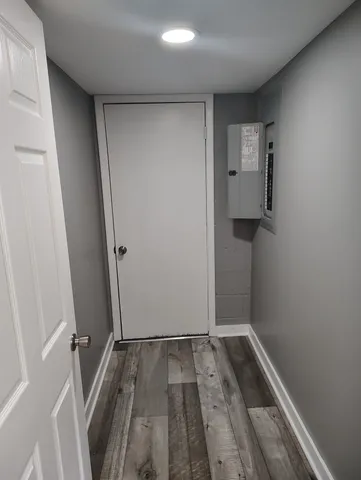 a view of a small space