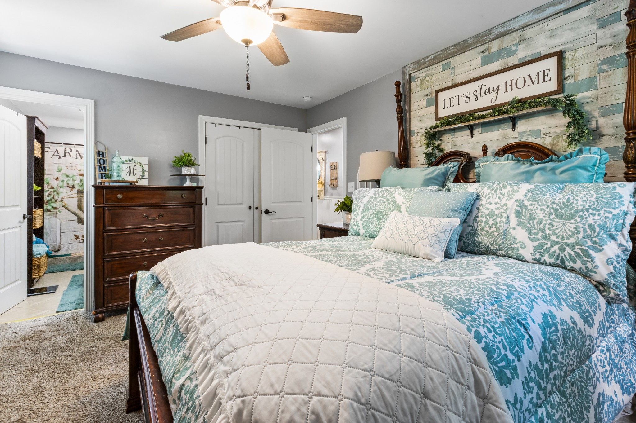 408 Sandy Road Dover, TN 37058 - Photo 14 of 36 a bed room with a bed and a television