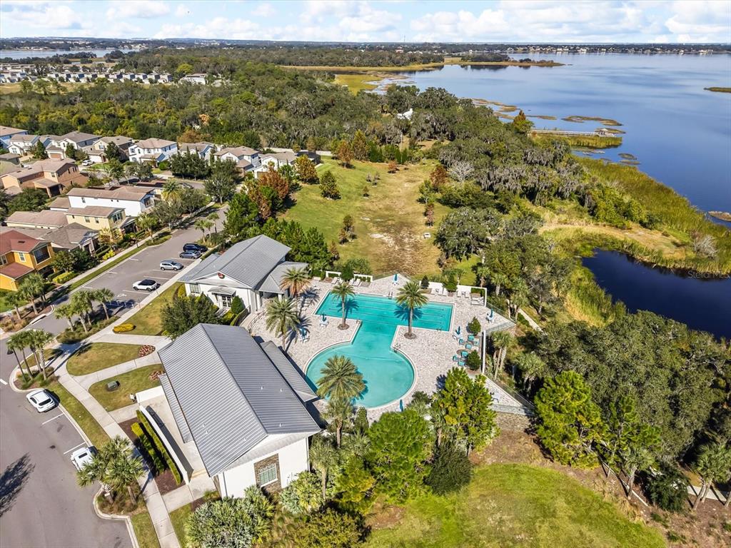 17422 Channel Way Winter Garden, FL 34787 - Photo 38 of 44 an aerial view of residential houses with outdoor space