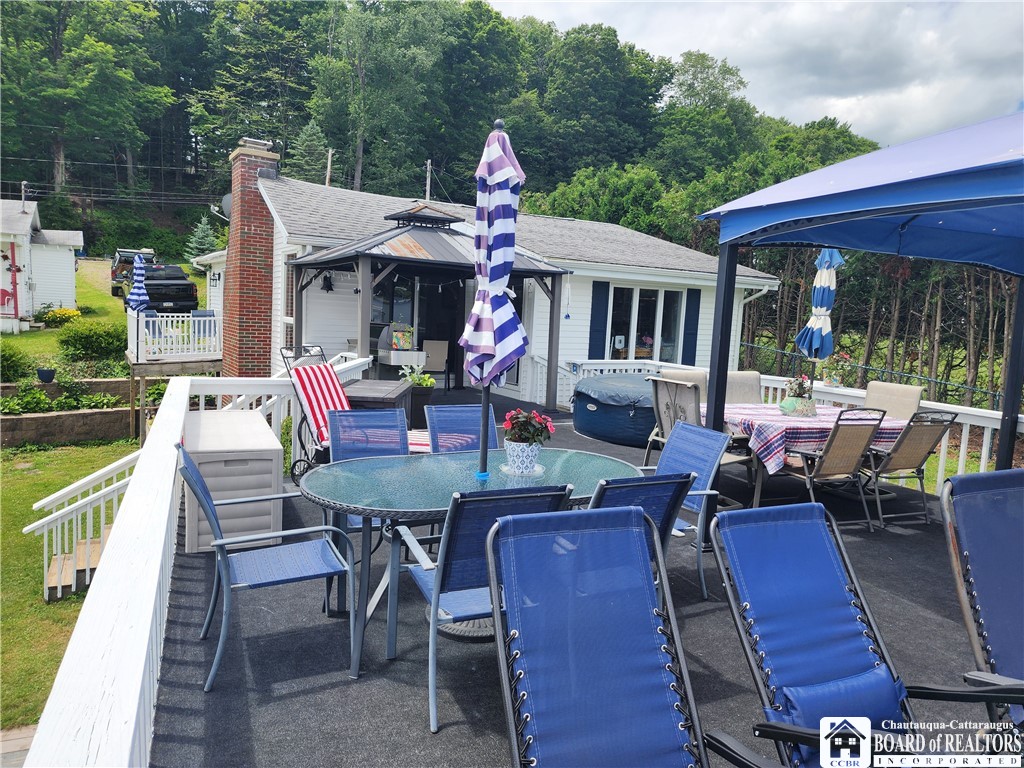 2642 Shadyside Road Mina, NY 14736 - Photo 6 of 31 Deck above boathouse