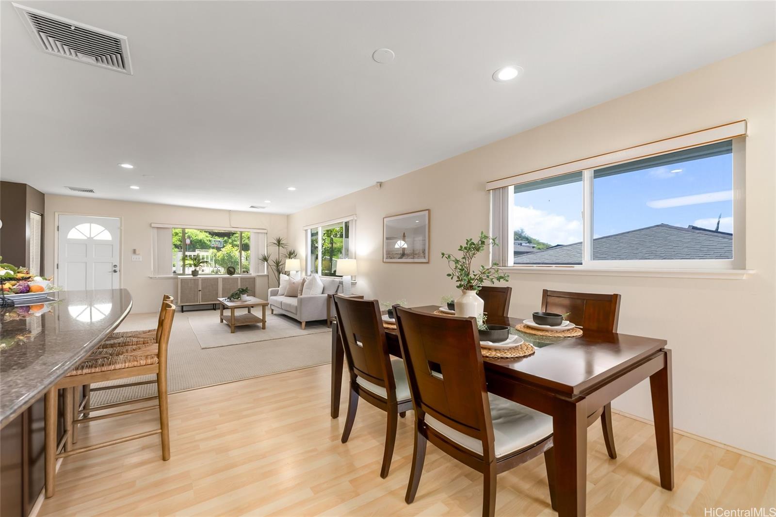 4562 Malia Street Honolulu, HI 96821 - Photo 8 of 25 a view of a dining room with furniture