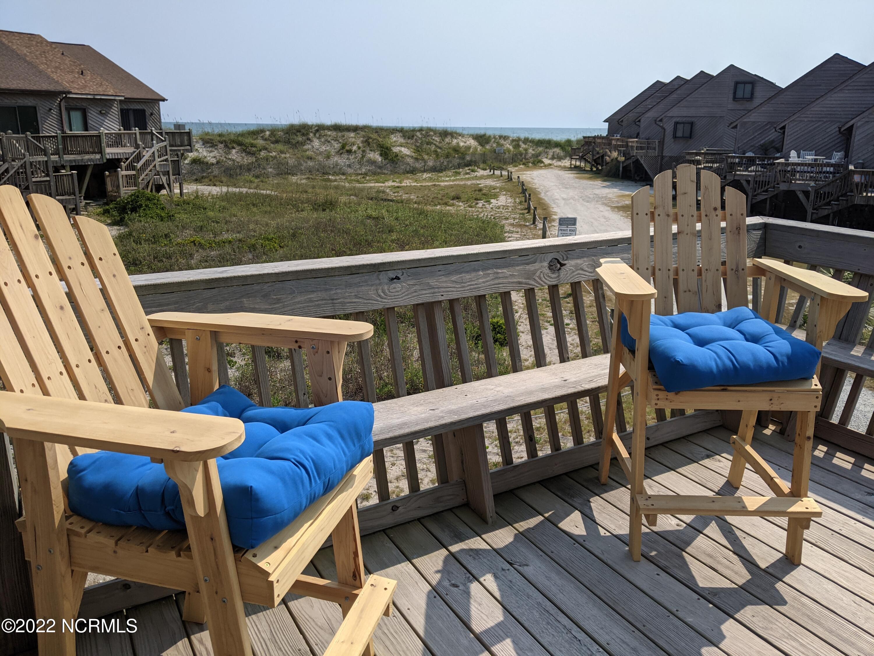 886 New River Inlet Road, Unit 38 North Topsail Beach, NC 28460 - Photo 10 of 15 Dune View Front Deck