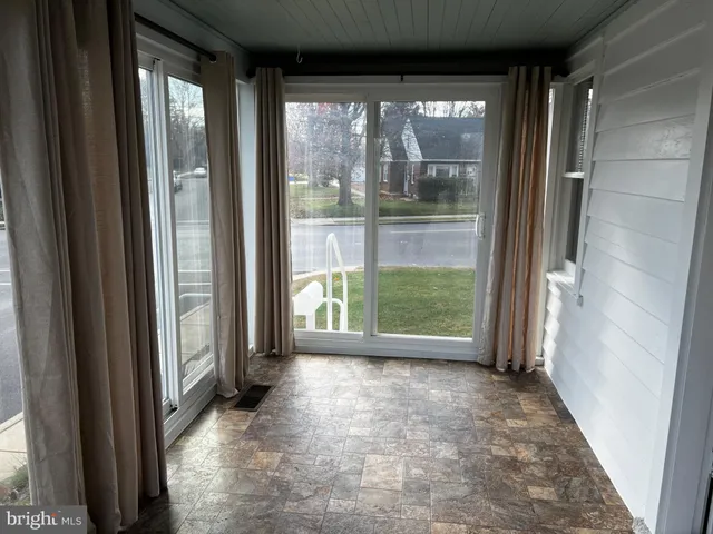 a view of a front door