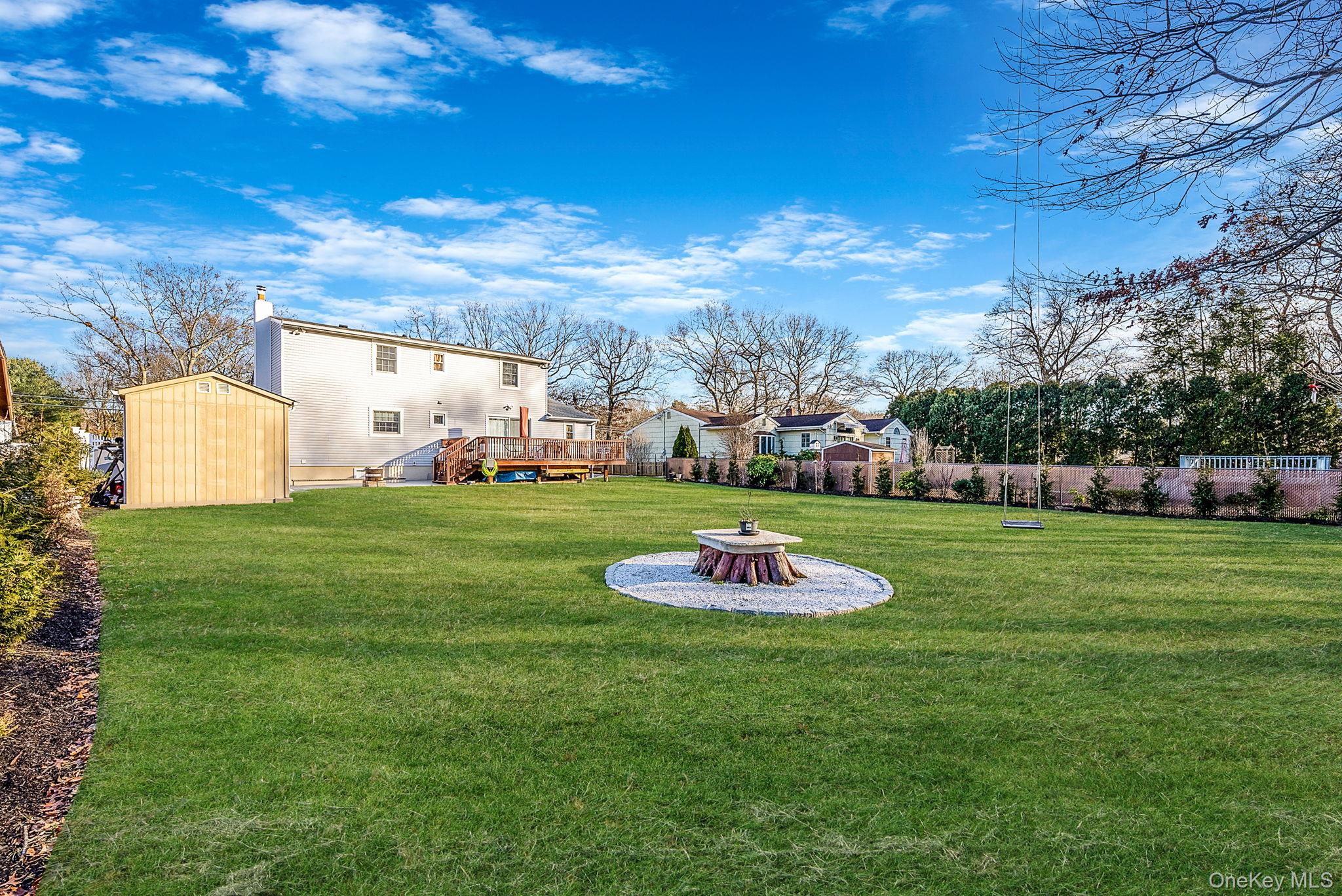20 Howe Road Coram, NY 11727 - Photo 21 of 25 a view of a white house with a big yard
